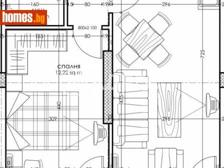 Двустаен, 63m²
