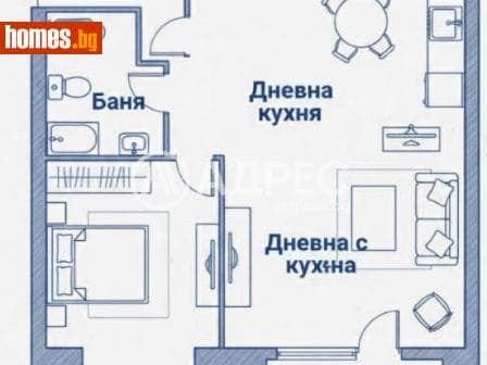Двустаен, 77m²