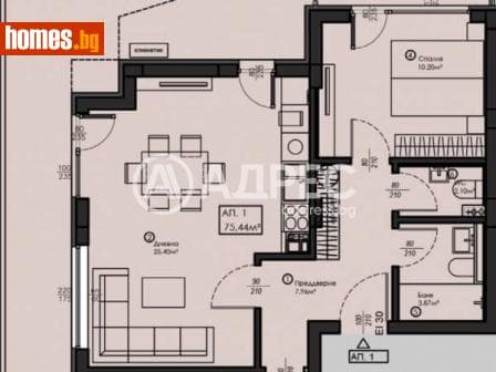 Тристаен, 147m²