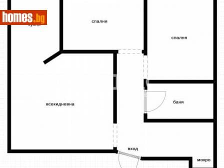 Тристаен, 90m²