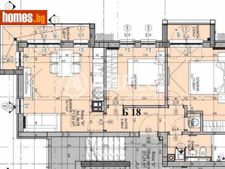 Тристаен, 88m²