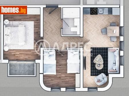 Тристаен, 97m²