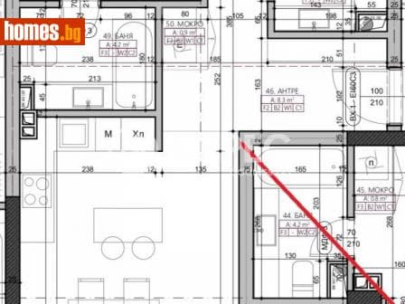 Тристаен, 124m²