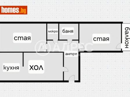 Тристаен, 90m²