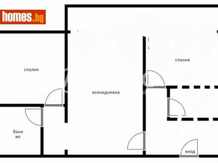 Тристаен, 74m²
