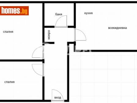 Тристаен, 86m²