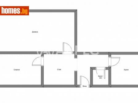 Двустаен, 63m²
