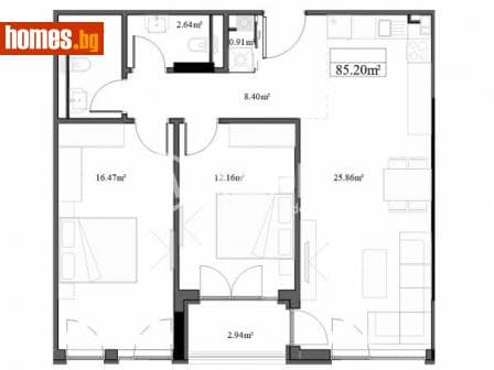 Тристаен, 99m²