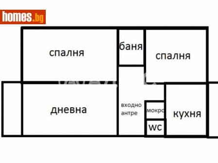 Тристаен, 76m²