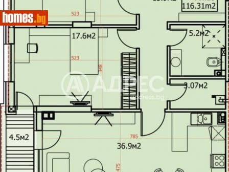 Тристаен, 131m²