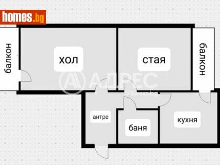 Двустаен, 70m²