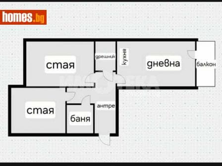 Тристаен, 65m²