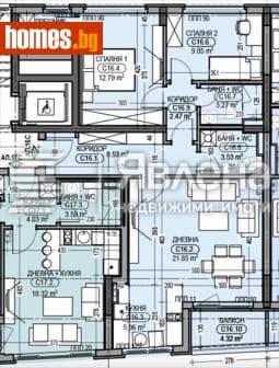 Тристаен, 107m²