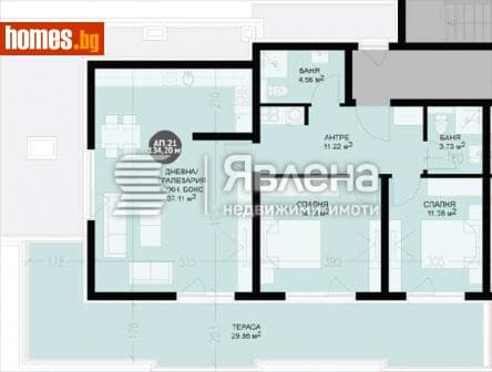 Тристаен, 165m²