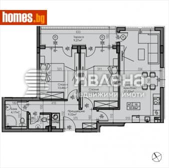 Тристаен, 106m²
