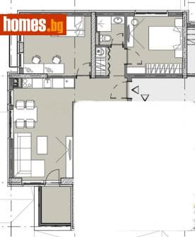 Тристаен, 85m²