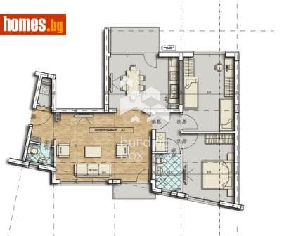 Тристаен, 122m²