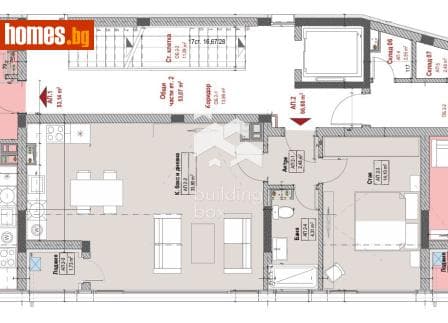 Двустаен, 89m²