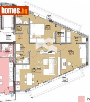 Тристаен, 115m²