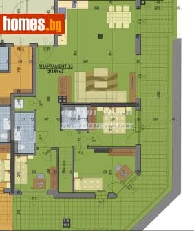 Многостаен, 214m²