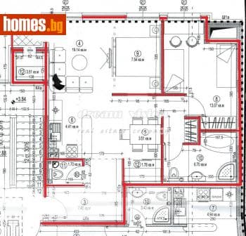 Двустаен, 93m²