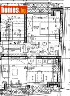 Двустаен, 54m²