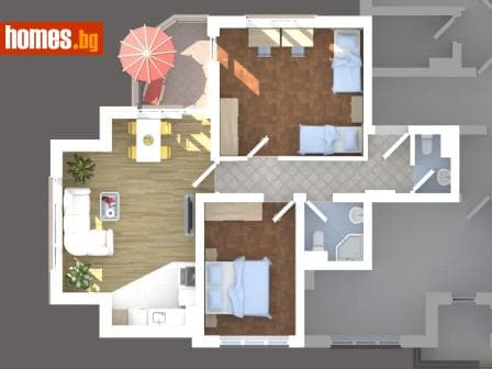 Тристаен, 98m²