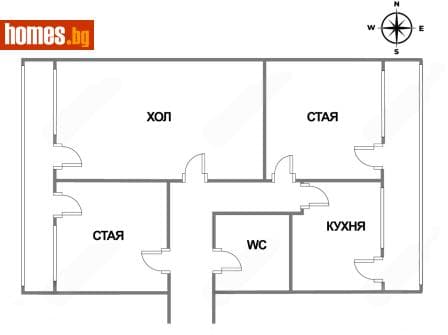 Тристаен, 108m²
