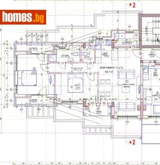 Тристаен, 124m²