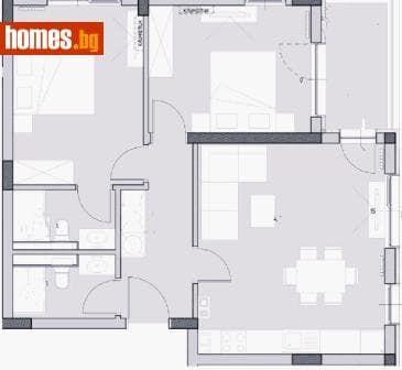 Тристаен, 96m²
