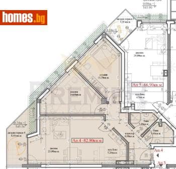 Тристаен, 90m²