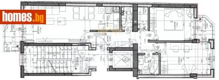 Тристаен, 121m²