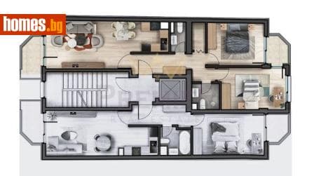 Тристаен, 121m²