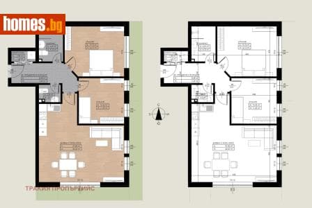 Тристаен, 96m²