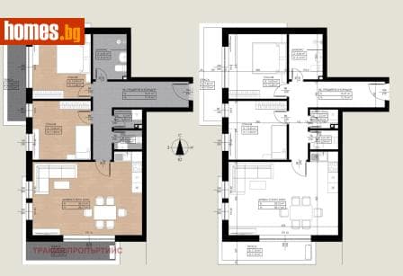 Тристаен, 105m²