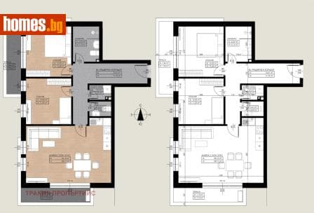 Тристаен, 105m²