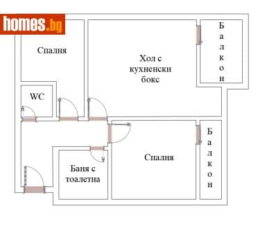 Тристаен, 104m²