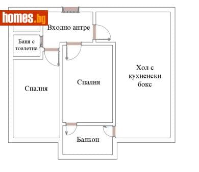 Тристаен, 99m²