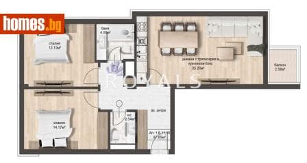 Тристаен, 101m²