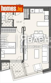 Двустаен, 70m²