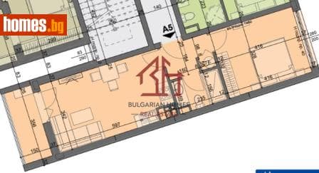 Двустаен, 54m²