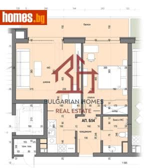 Двустаен, 79m²
