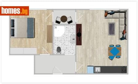 Двустаен, 70m²