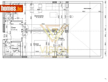 Двустаен, 73m²