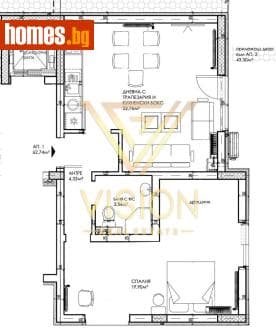 Двустаен, 116m²