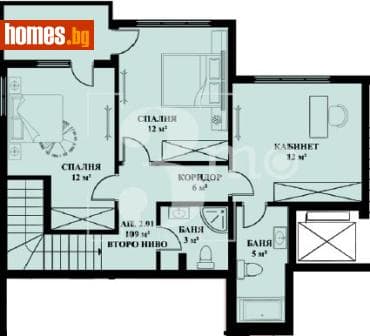 Мезонет, 122m²