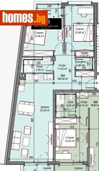 Тристаен, 124m²