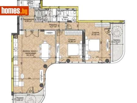 Тристаен, 150m²