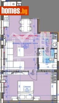 Двустаен, 68m²