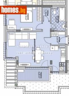 Двустаен, 87m²